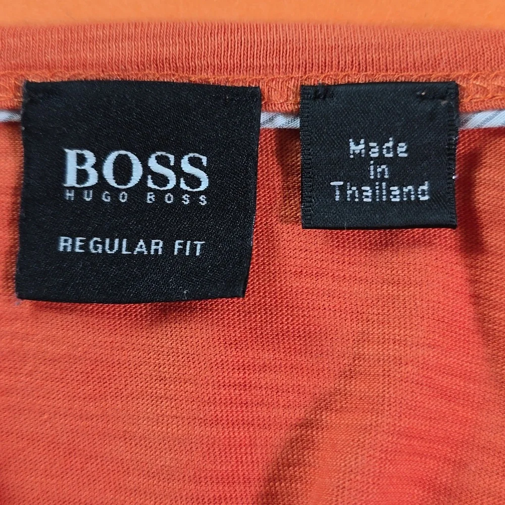 🌟Boss "Sassari 13" Crew Neck Round Collar Long Sleeve Shirt 🌟 - Picture 9 of 10